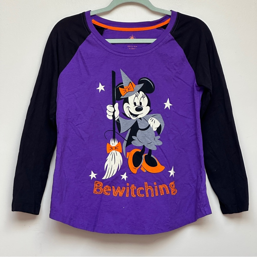 Disney Store Minnie Mouse Halloween Bewitching Long Sleeve Shirt – Size L (JP S)